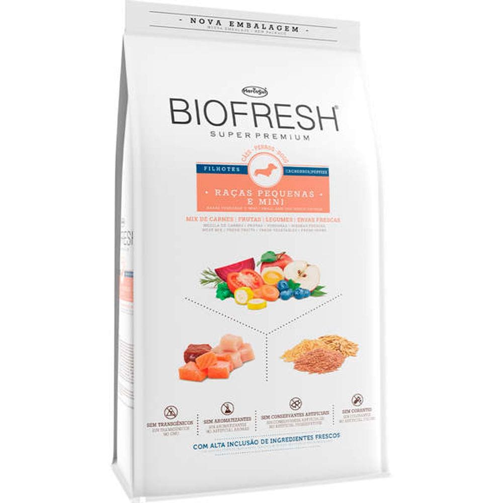 Biofresh Cães Filh. Raças Pequenas 3 Kg
