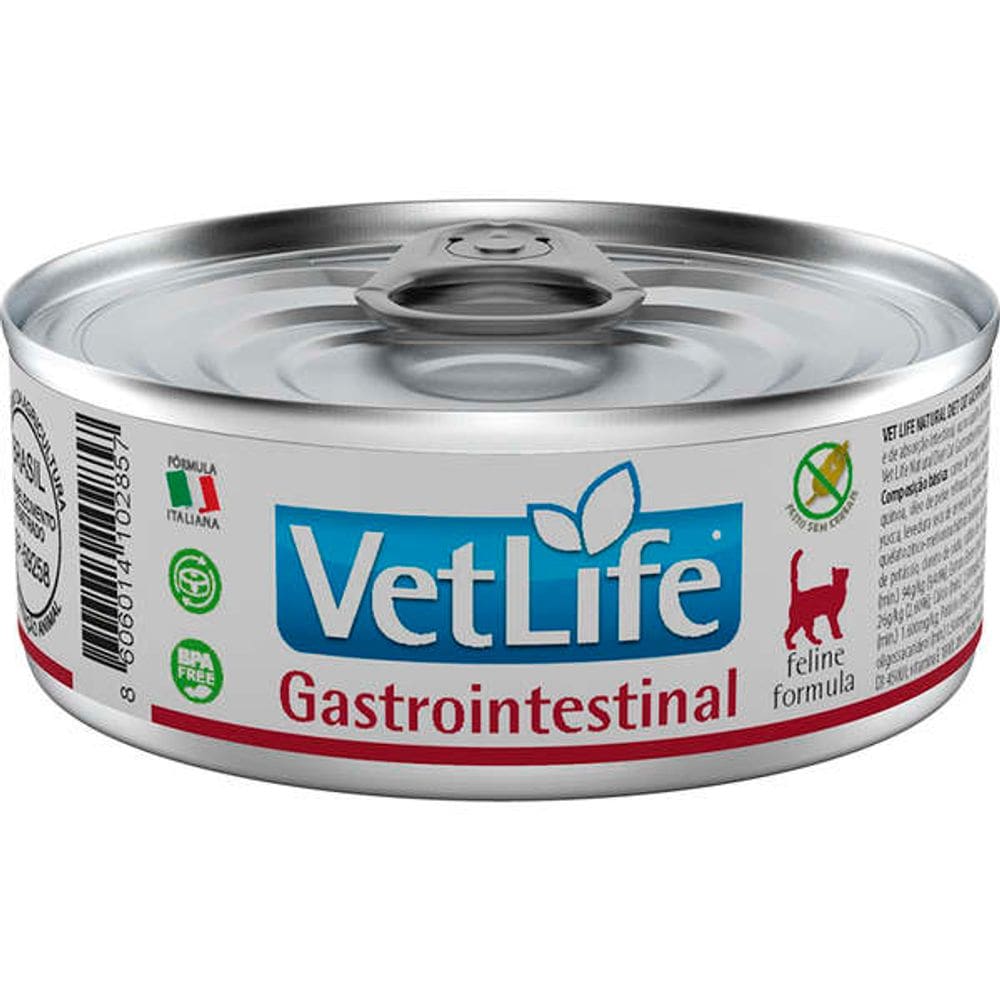 Vet Life Lata Gatos Gastrointestinal 85 g