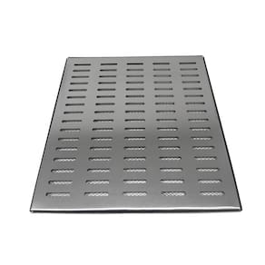 Grelha Ralo Quadrado Grande 50x50 Inox 304 com Aro e Tela