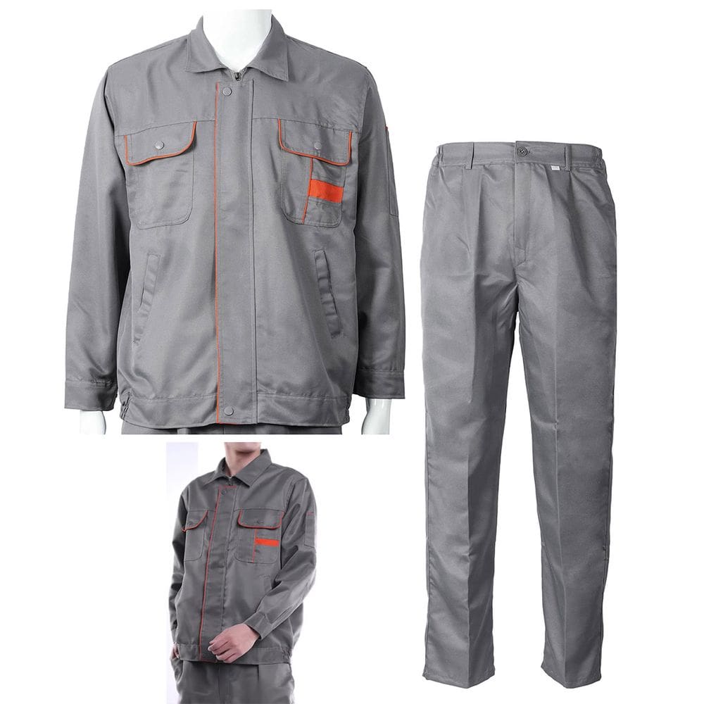Conjunto Uniforme Listra Refletiva EPI Segurança do Trabalho Mecanico Eletricista Construçao Civil