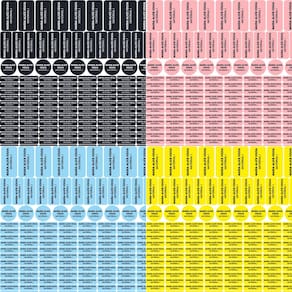 Adesivo Etiqueta Escolar Vinil COR PREFERIDA 175 UN