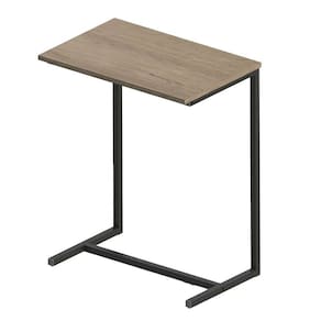 mesa lateral retangular urbnflex preta e