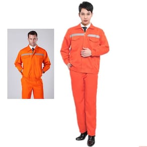 Conjunto Uniforme EPI Profissional Faixa Refletiva Obra Construçao Civil Prestador de Serviço