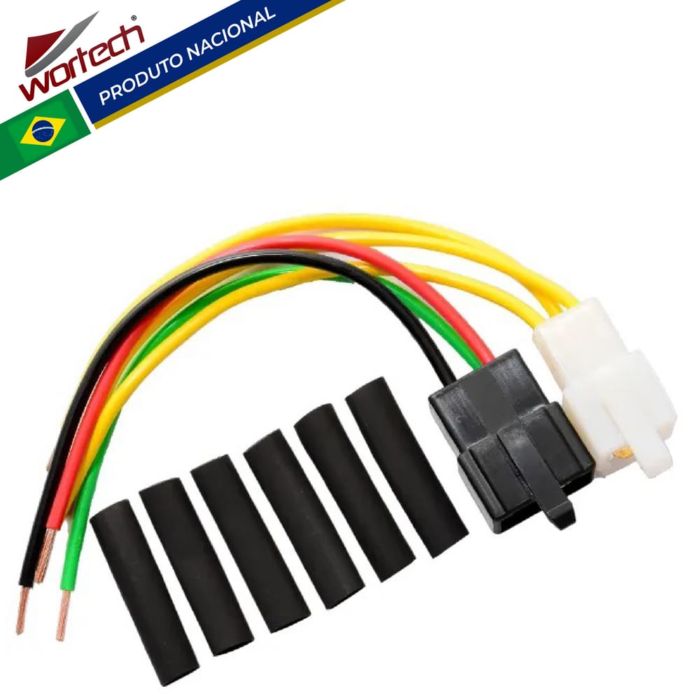 Conector Regulador Retificador Nx 350 Sahara (91-99) Wortech