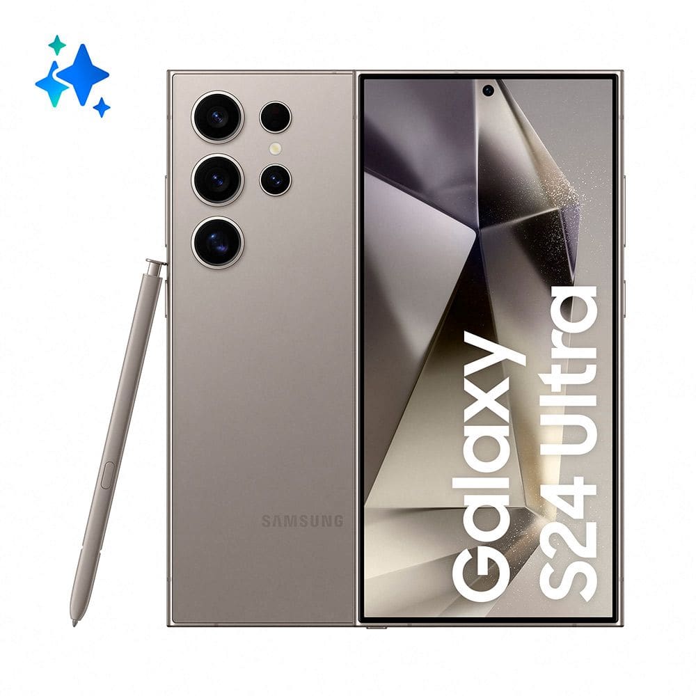Smartphone Samsung Galaxy S24 Ultra 256GB 5G - Titânio Cinza, com Caneta S Pen, Galaxy AI, Câmera Quadrupla 200MP + Selfie 12MP, RAM 12GB, Tela 6.8&qu