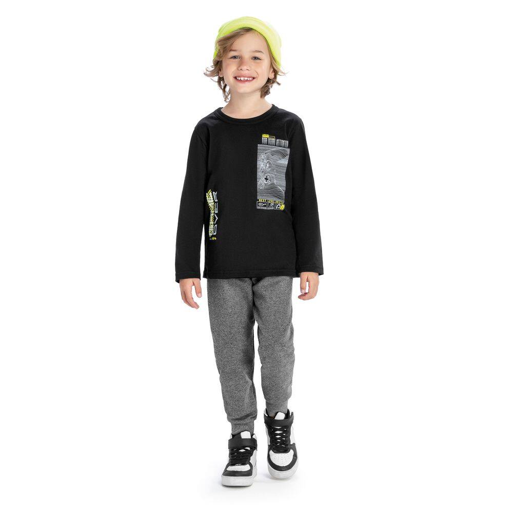Conjunto Elian Game Preto Cód: 573
