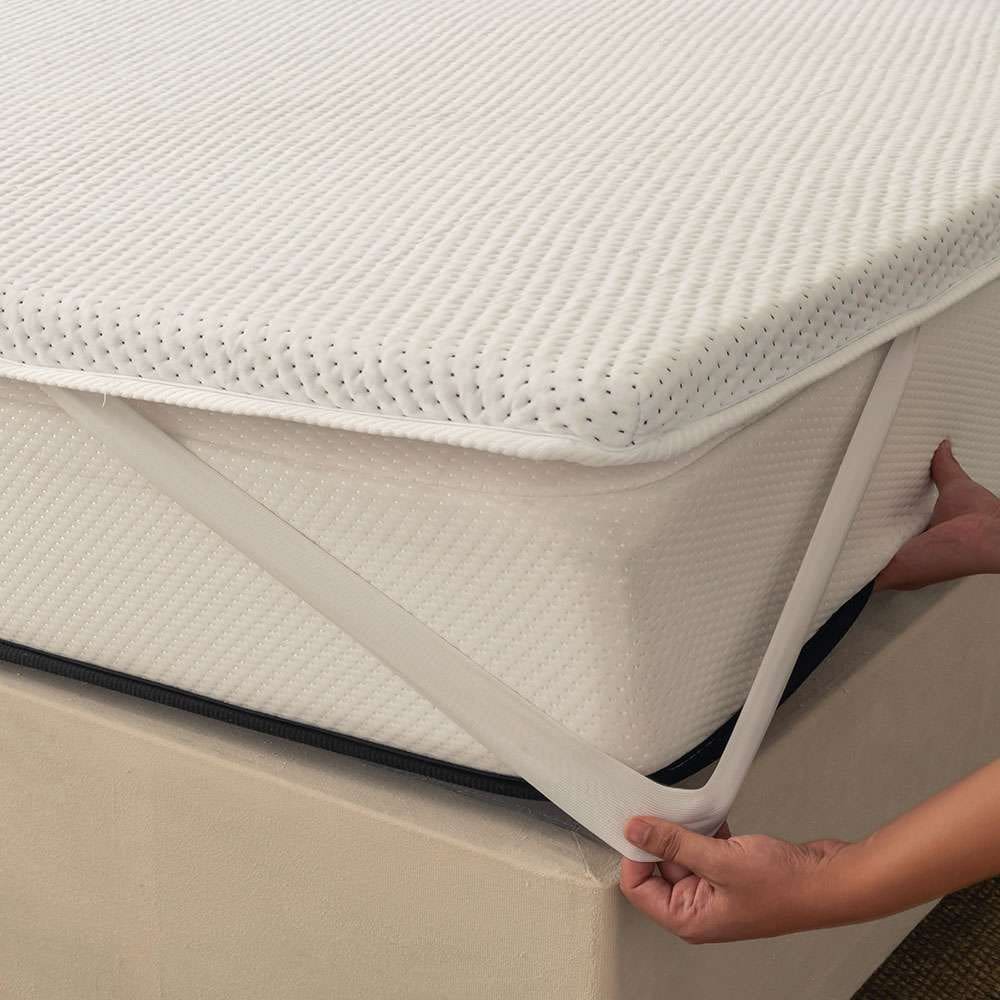 pillow top queen guldi soft com espuma d30 com alça (5x158x198) branco