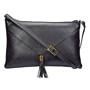 Bolsa Feminina Transversal Tiracolo Média Barata Couro