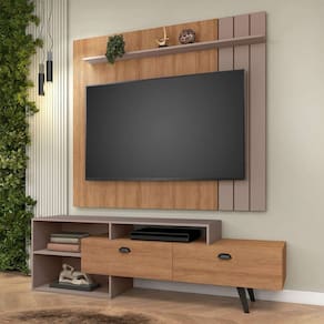 rack com painel para tv até 65 polegadas valencia e 180 cm