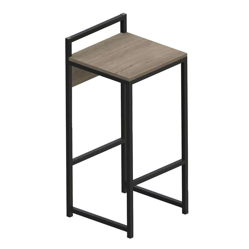 banqueta urbnflex preta e