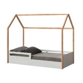 cama infantil montessoriana casinha tivoli branca e