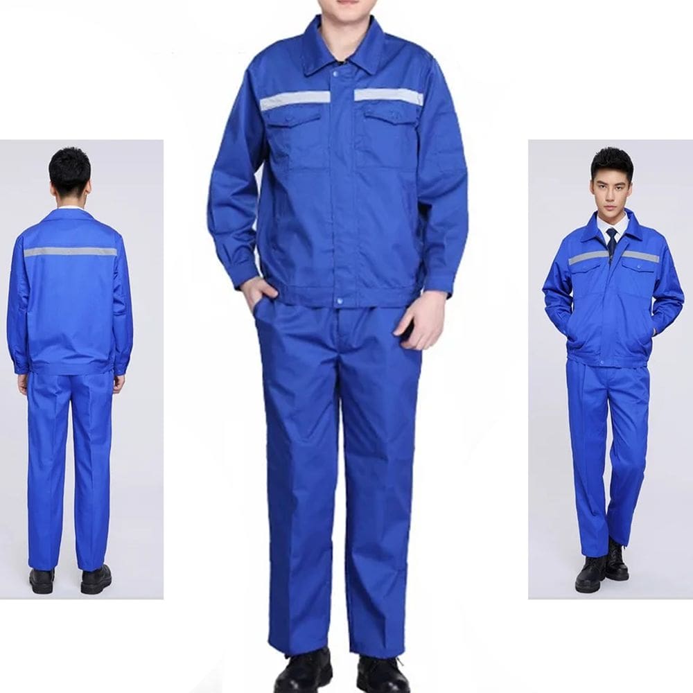 Conjunto Uniforme EPI Profissional Faixa Refletiva Segurança Trabalho Obra Construçao Civil Eletricista Mecanico Operario