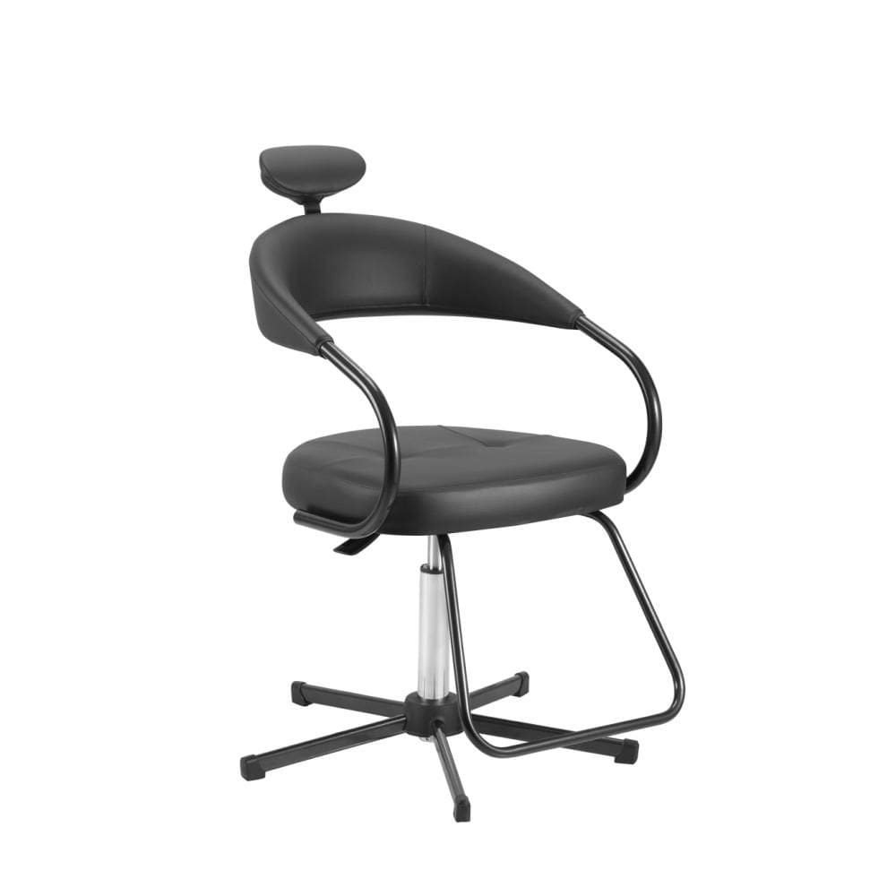Cadeira de Cabeleireiro Manual Futura Smart Black Dompel