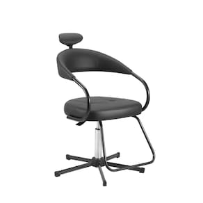Cadeira de Cabeleireiro Manual Futura Smart Black Dompel