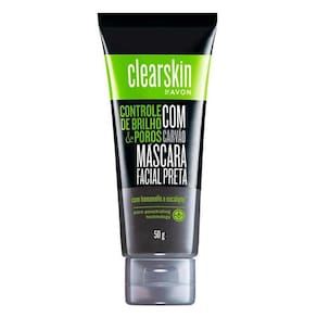 Avon Máscara Facial Preta Com Carvão - 50G