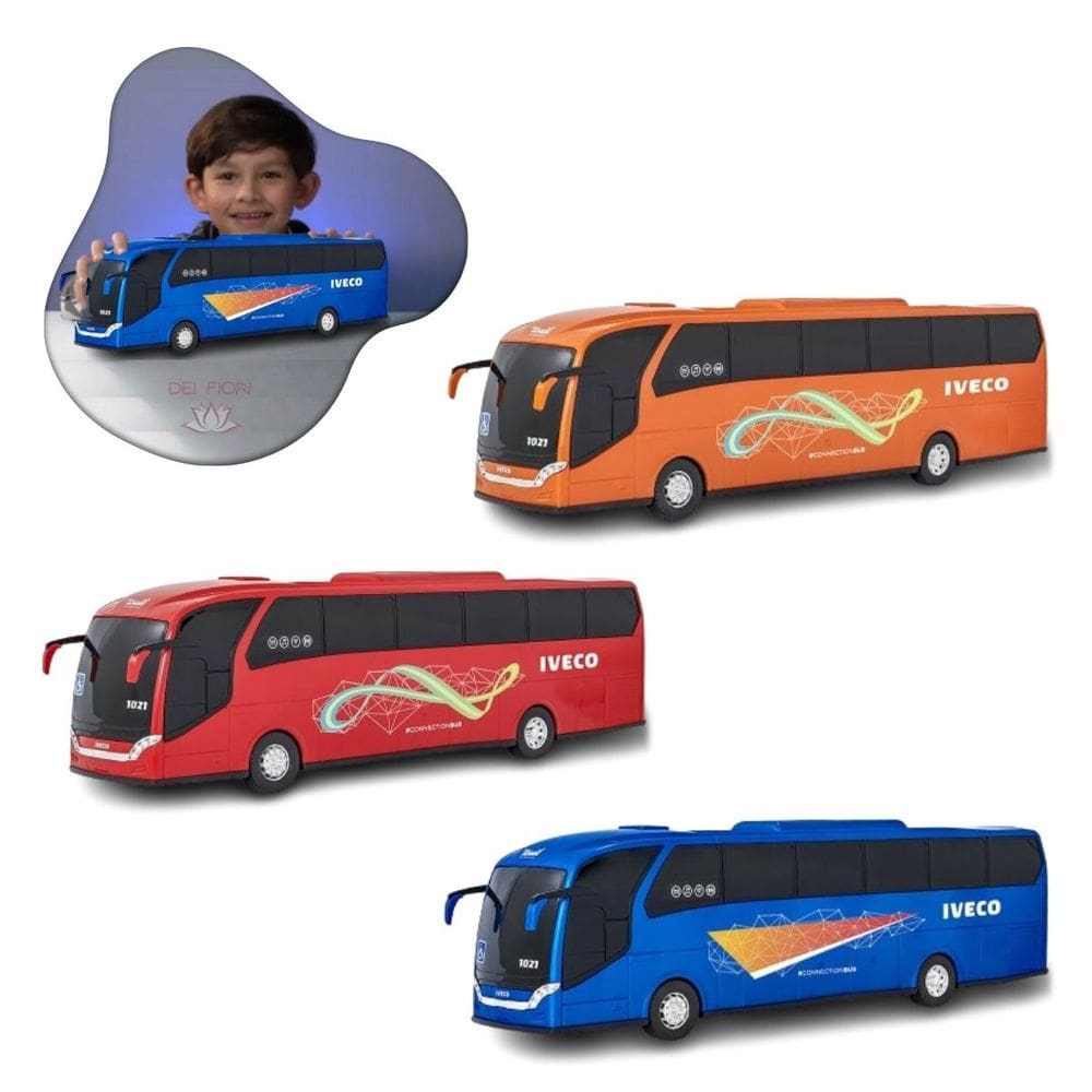 Ônibus De Brinquedo Viagem Iveco Grande