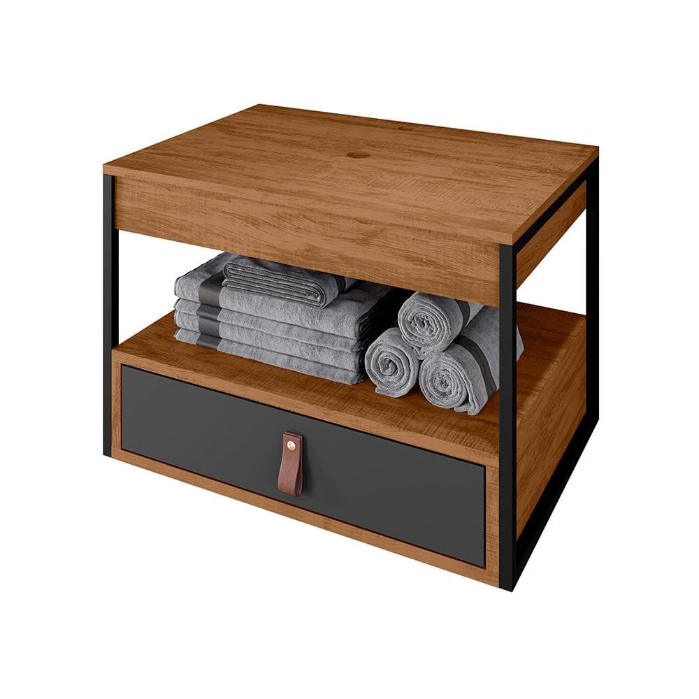 Gabinete para Banheiro Harley com 1 Gaveta