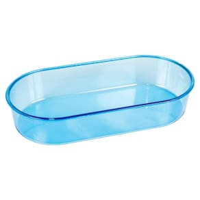 Banheira Azul Oval Extra Grande 700Ml 6 Unidades Pet Piu Jel
