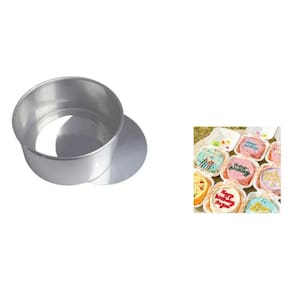 Forma P/ Bolo Bentô Cake Fundo Falso / Removível - Alumínio