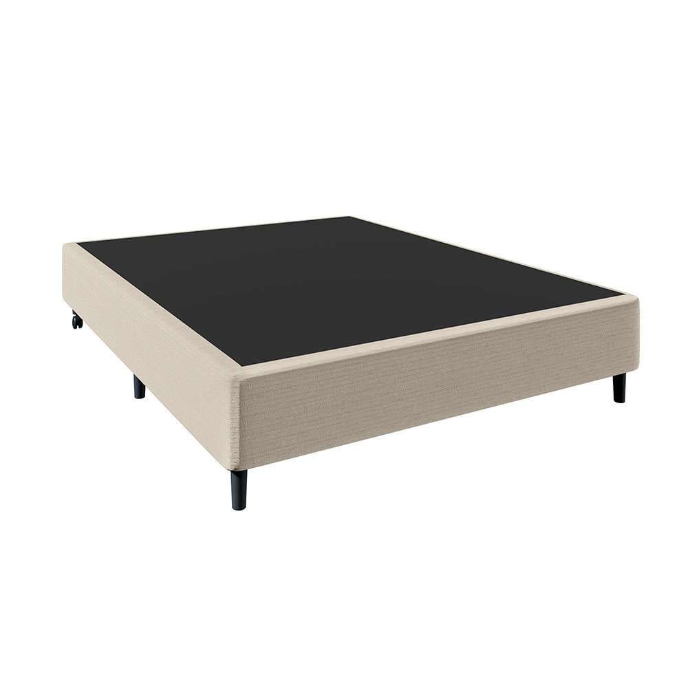 base para cama box casal stella (40x138x188) bege