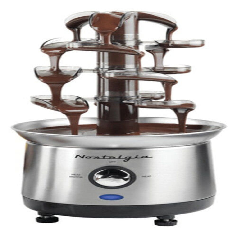 Fonte Fondue Cascata De Chocolate Queijo Inox 127v Nostalgia