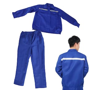 Conjunto Uniforme Profissional EPI Equipamento Trabalho Segurança Faixa Refletiva Anti Acidente Mecanico Construçao Civil
