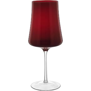 JG 2PÇ TAÇAS ÁGUA HOME&CO LATOUR VIDRO 560ml 24x10x10cm VERMELHO