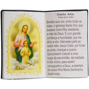 Porta Caneta Decorativo Resina Livro Santa Ana