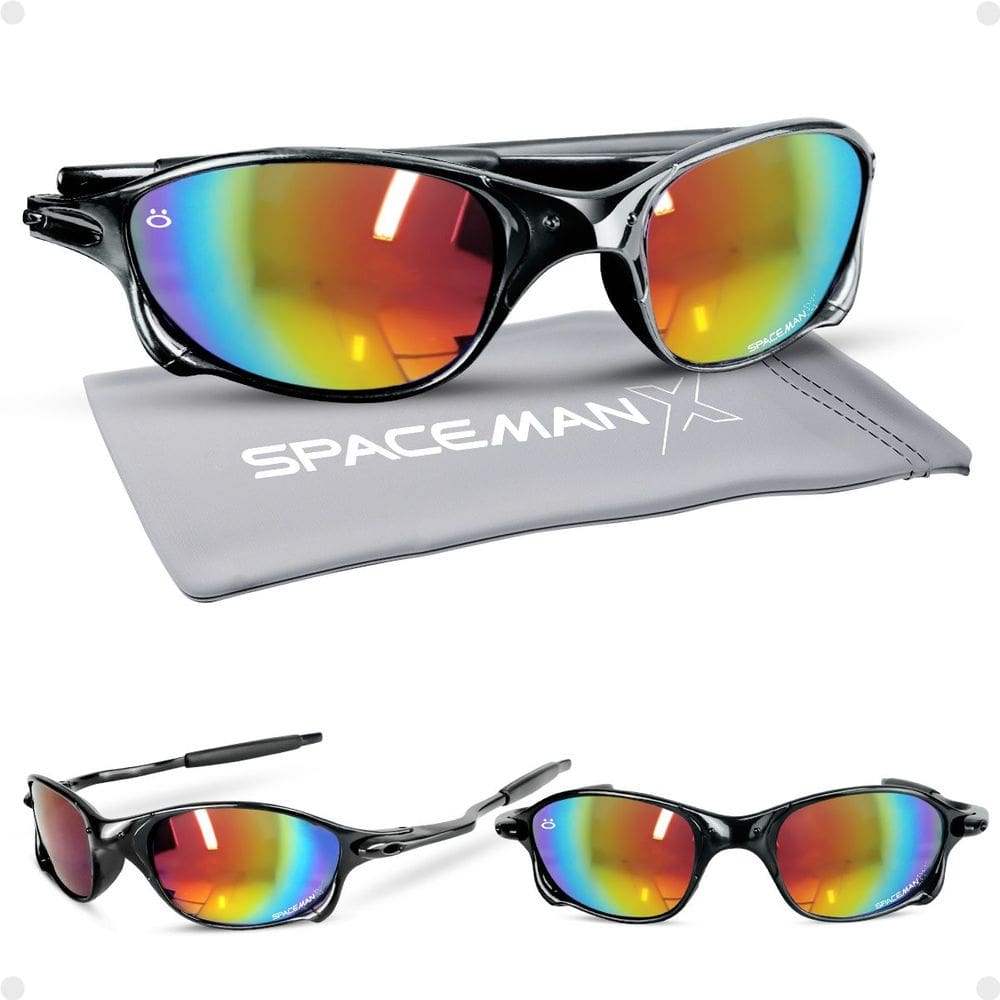 oculos masculino lupa proteção uv praia verão + case