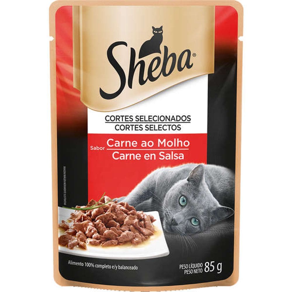 Sheba Sache Cat Ad. Carne 85g