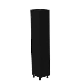Roupeiro em Aço Mt 1v 2 Portas - Pitâo com Prateleira Interna Preto