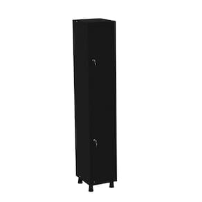 Roupeiro em Aço Mt 1v 2 Portas - Fechadura Preto