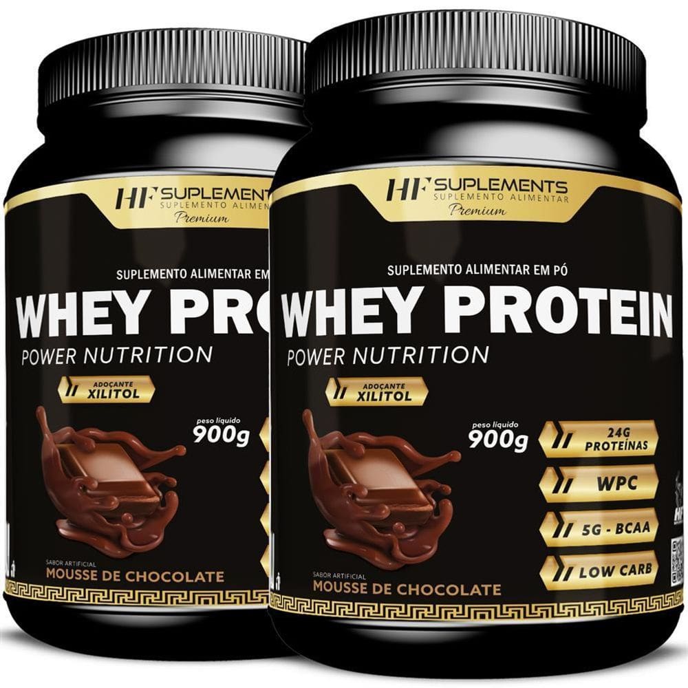 2X Whey Protein Power Nutrition Chocolate Hf Suplementos