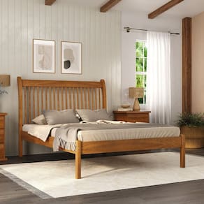 Cama Napoli 160 Cm Quarto Convencional Mogno Mel