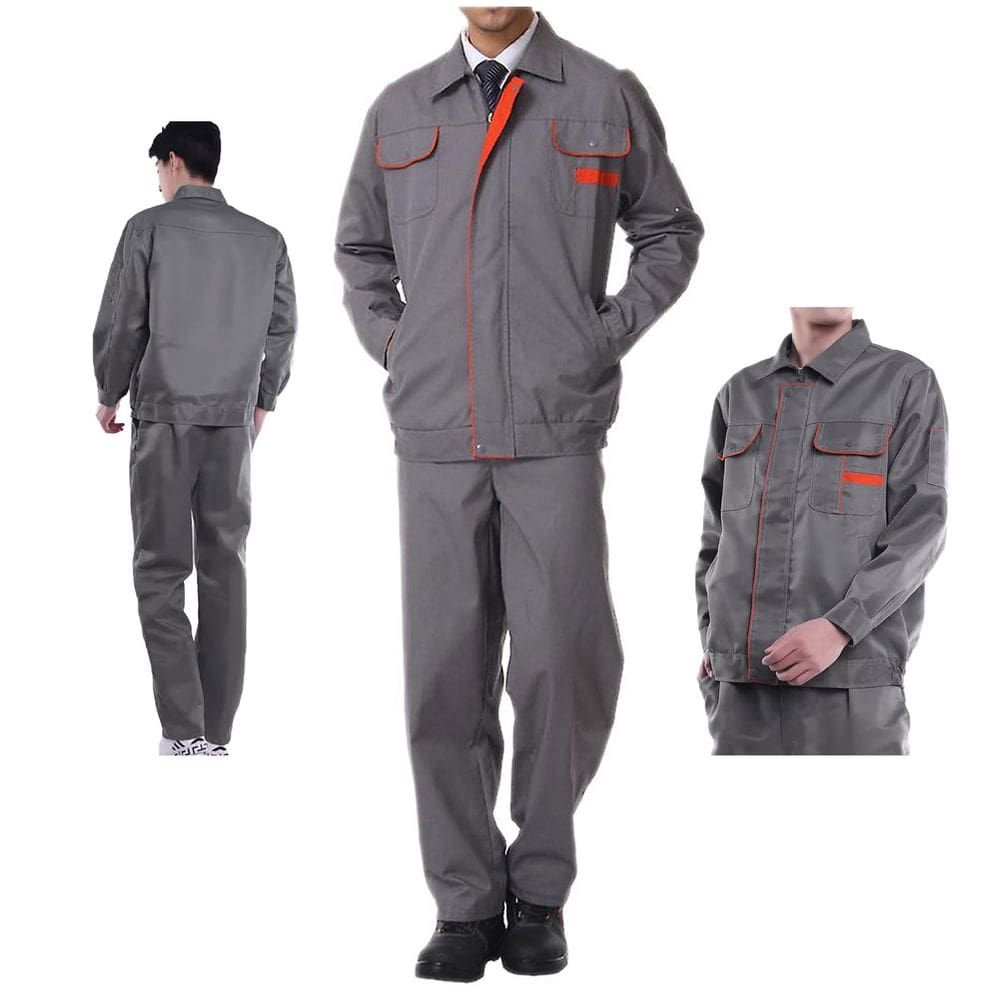Conjunto Uniforme EPI Listra Refletiva Construçao Civil Segurança do Trabalho Obra Mecanico