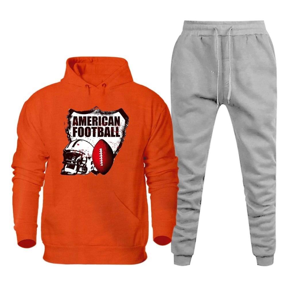 Conjunto Abrigo Moletom Flanelado Plus Size Canguru Com Capuz Calça Flanelada Tamanho Especial