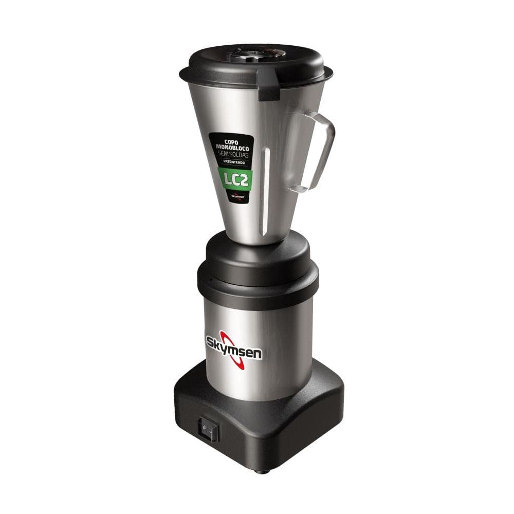 Liquidificador Comercial Inox 2L Skymsen Copo Monobloco Inox LC2