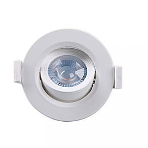 Spot Embutir Redondo Alltop LED Mr16 5W 3000K 38º Taschibra Branco