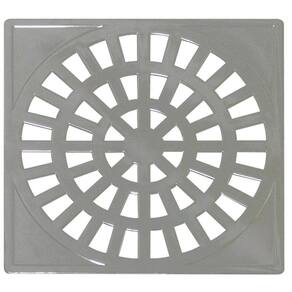Grelha Quadrada 15x15cm em ABS Cromado Cromado