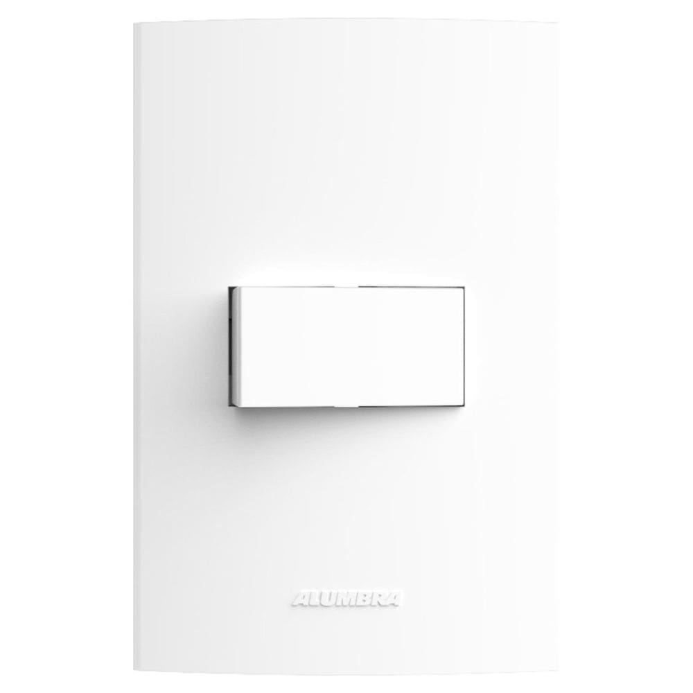 Conjunto Interruptor Paralelo 10A 250V com Placa 4x2 Inova Pro Alumbra Branco