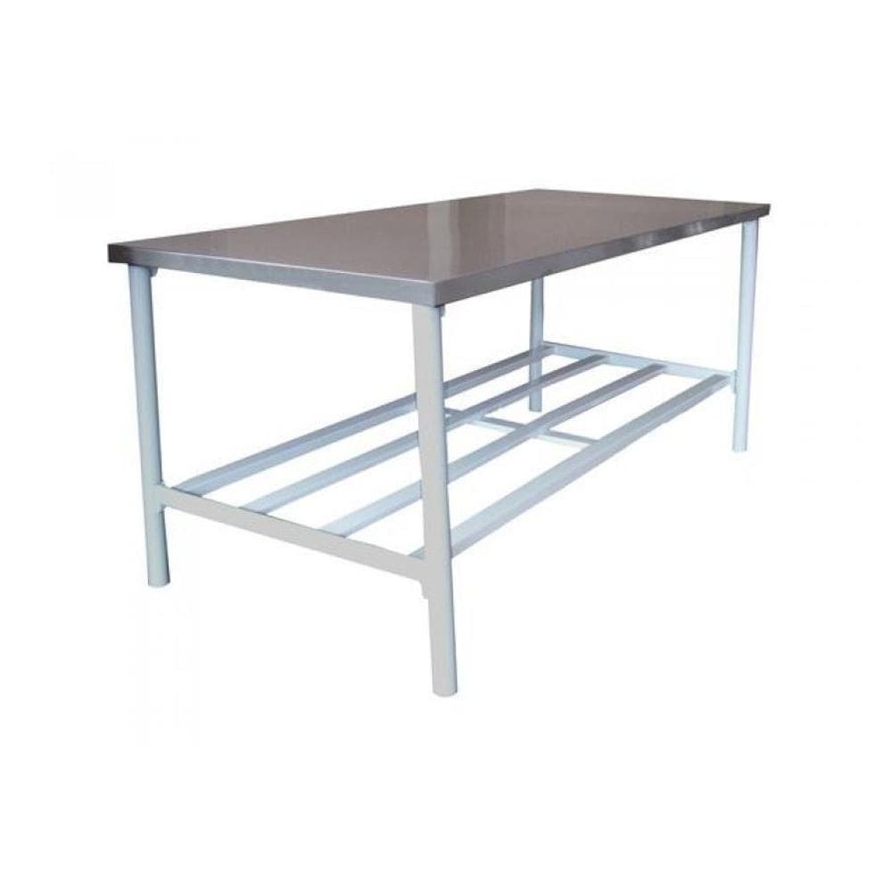 Mesa Tampo Inox 190 X 90 cm BA 1900 900 Metalcubas