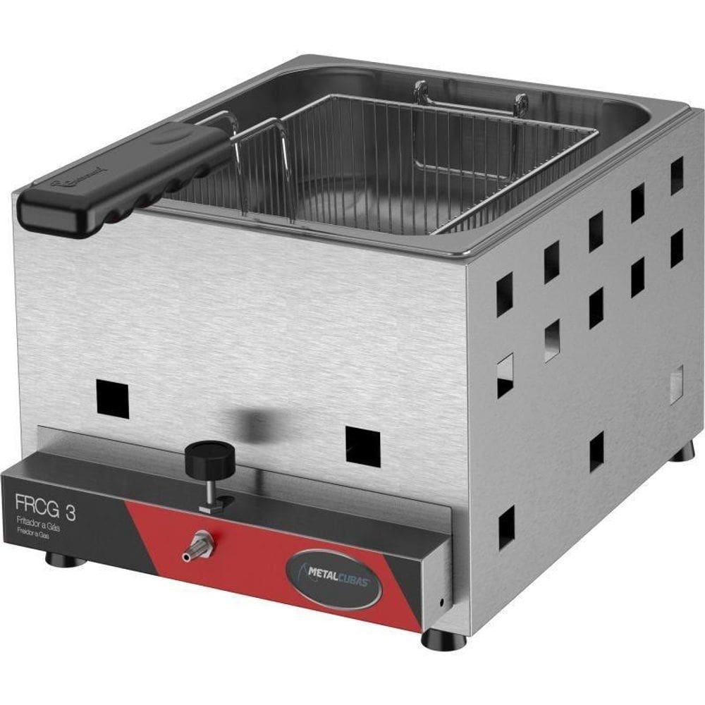 Fritador a Gás 3 Litros FRCG 3 Metalcubas