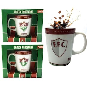 Kit 3Un Caneca Xicara Branca Porcelana Premium 300Ml Café