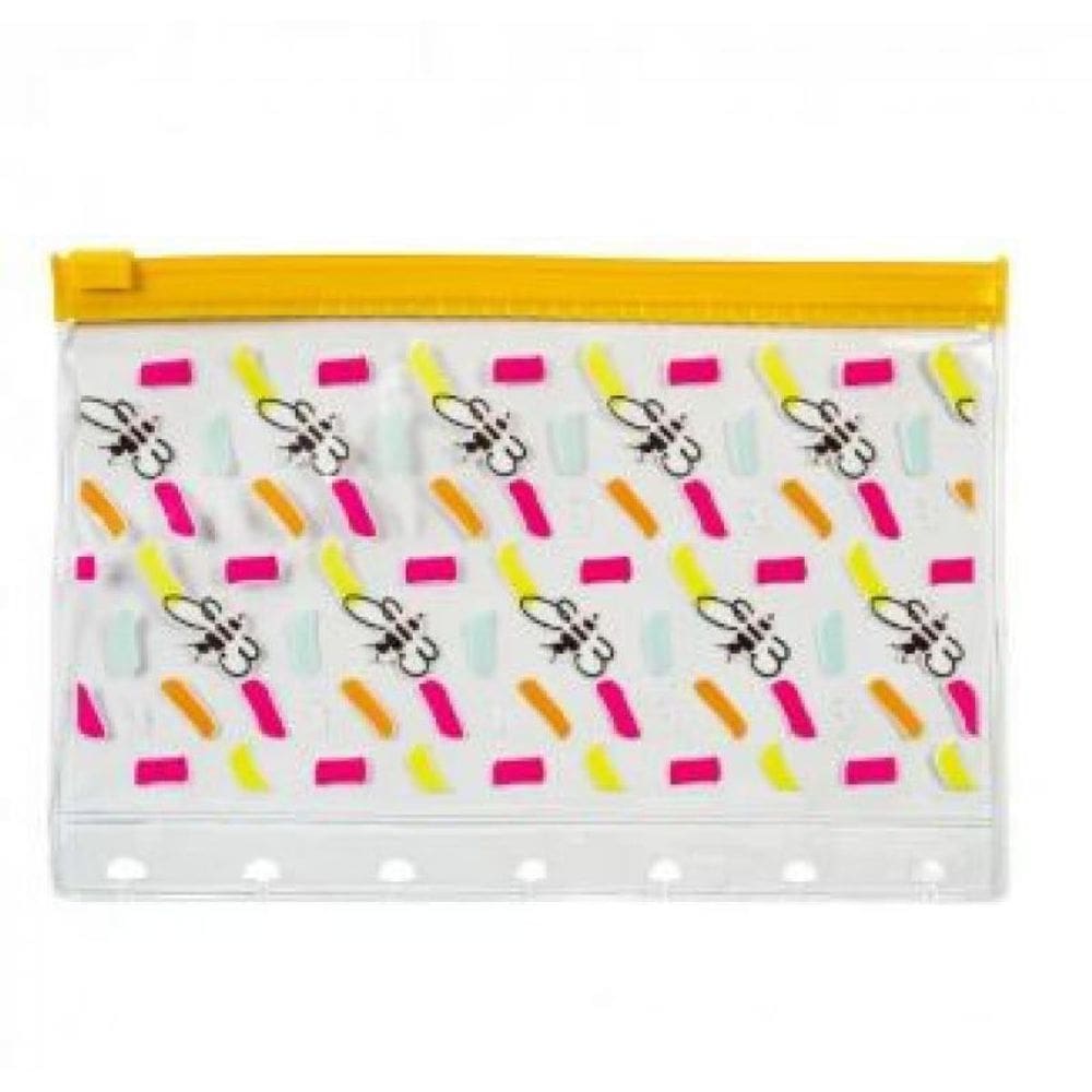 Necessaire Ziplock P Frases Cores E Amores Abelha 38785