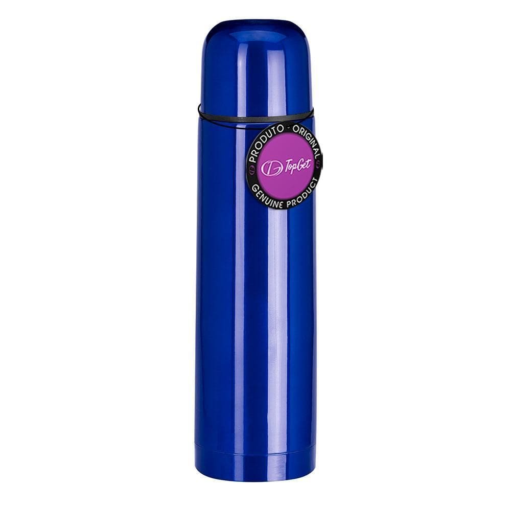 Garrafa Térmica Em Inox 500 Ml Grip Topget - Azul