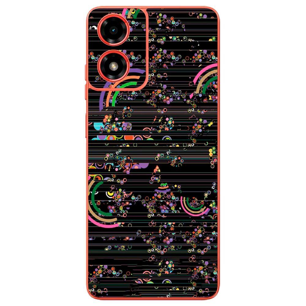 Capa Adesivo Skin006 Verso Para Motorola Moto G04S (2024)