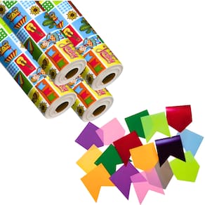 Kit Toalha De Mesa 1,40x2,40G + Bandeirinhas Festa Junina