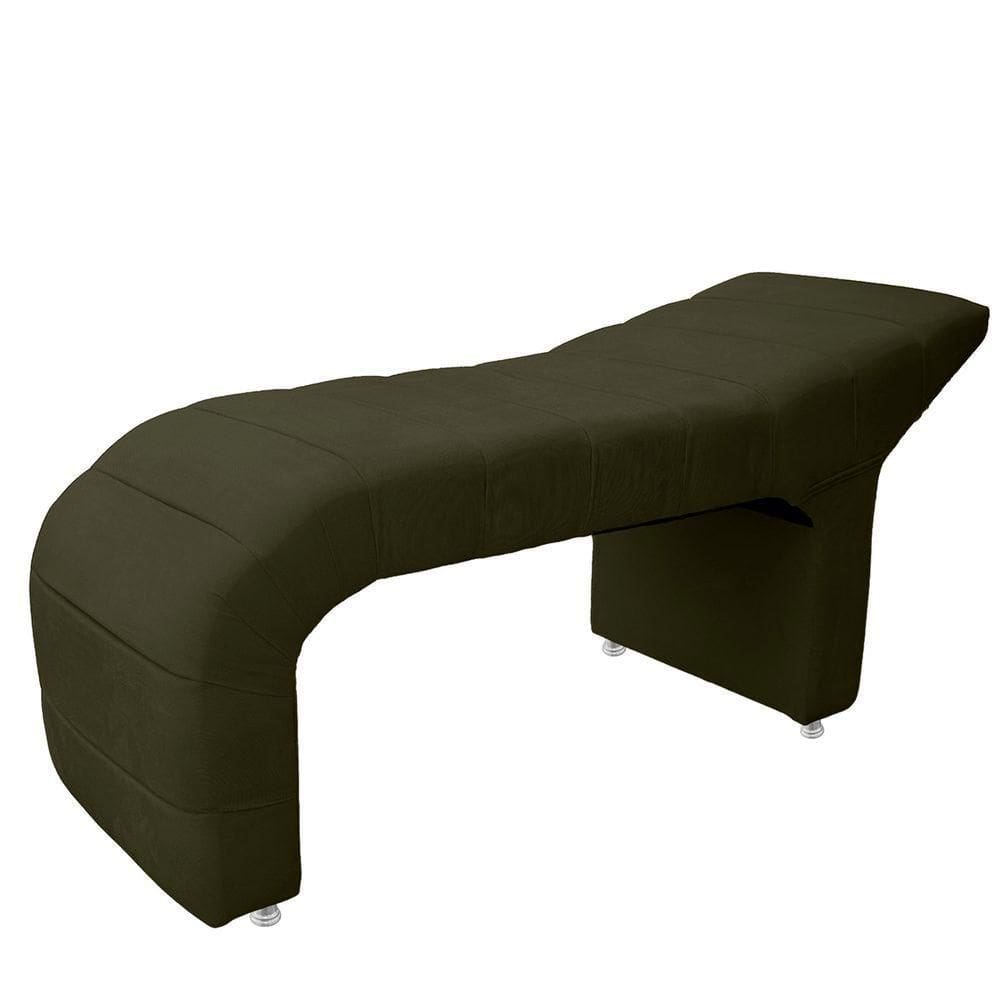 Cabeceira Casal Estofada Para Cama Box Ayla Veludo Cor Capuccino