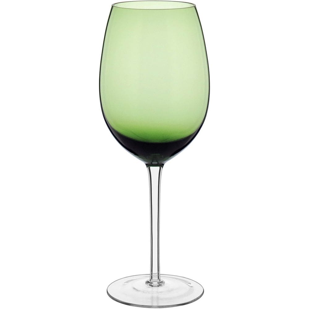JG 2PÇ TAÇAS VINHO HOME&CO OPUS VIDRO 480ml 22x8x8cm VERDE