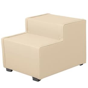 Escada Estofada 2 Degraus Para Cachorro Gato E Maca De Estetica Suede Cor Azul Marinho